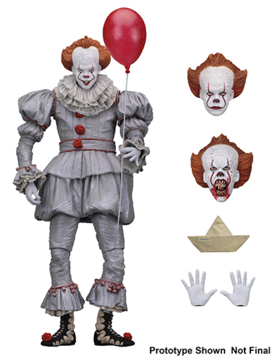 NECA elle le film Pennywise énergie solaire Body Knocker Figure