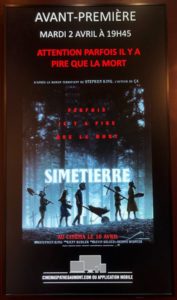 Avant-première événementielle de Simetierre à Paris