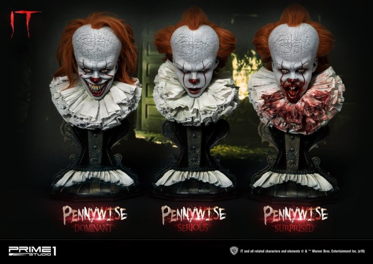 buste grippe-sou pennywise ca it prime 1 studio 01