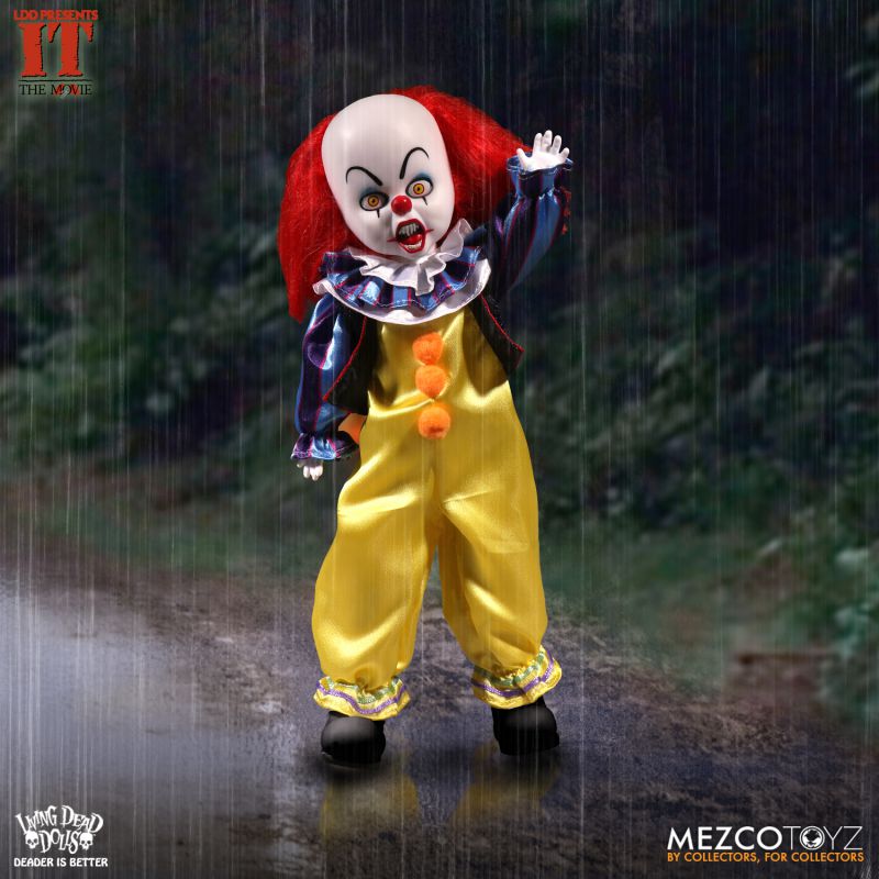 mezco living dead doll grippe sou pennywise 1990 01