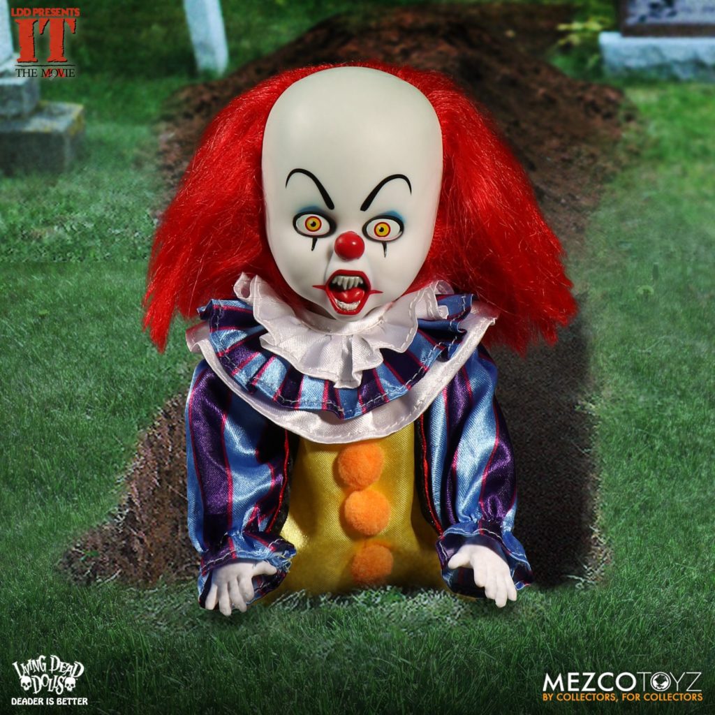 mezco living dead doll grippe sou pennywise 1990 05