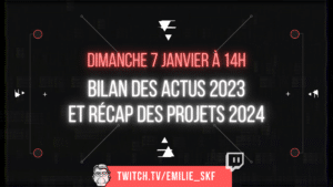 [FR] Live Twitch - Bilan de l'actu 2023 de Stephen King et récap de ce qui nous attend en 2024