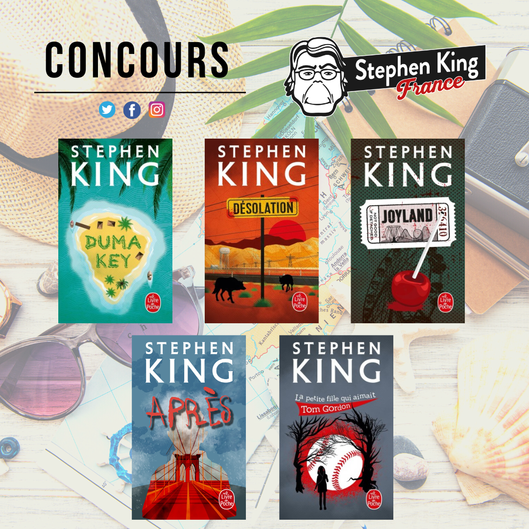 Concours] 10 romans de Stephen King à gagner pour voyager cet été, avec Le  Livre de Poche - Stephen King France