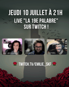[FR] Live Twitch “La 19e Palabre” : fin de résumé, théories et concepts de Magie et Cristal (La Tour Sombre T.4)